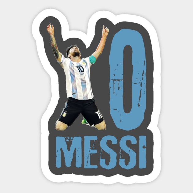 Messi 10 Sticker by awesomeniemeier